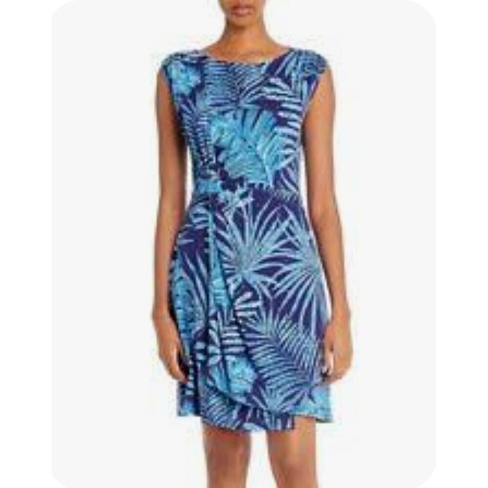 Tommy Bahama Through the Fronds Dress Women's Size Medium New with Tags Smoke fr